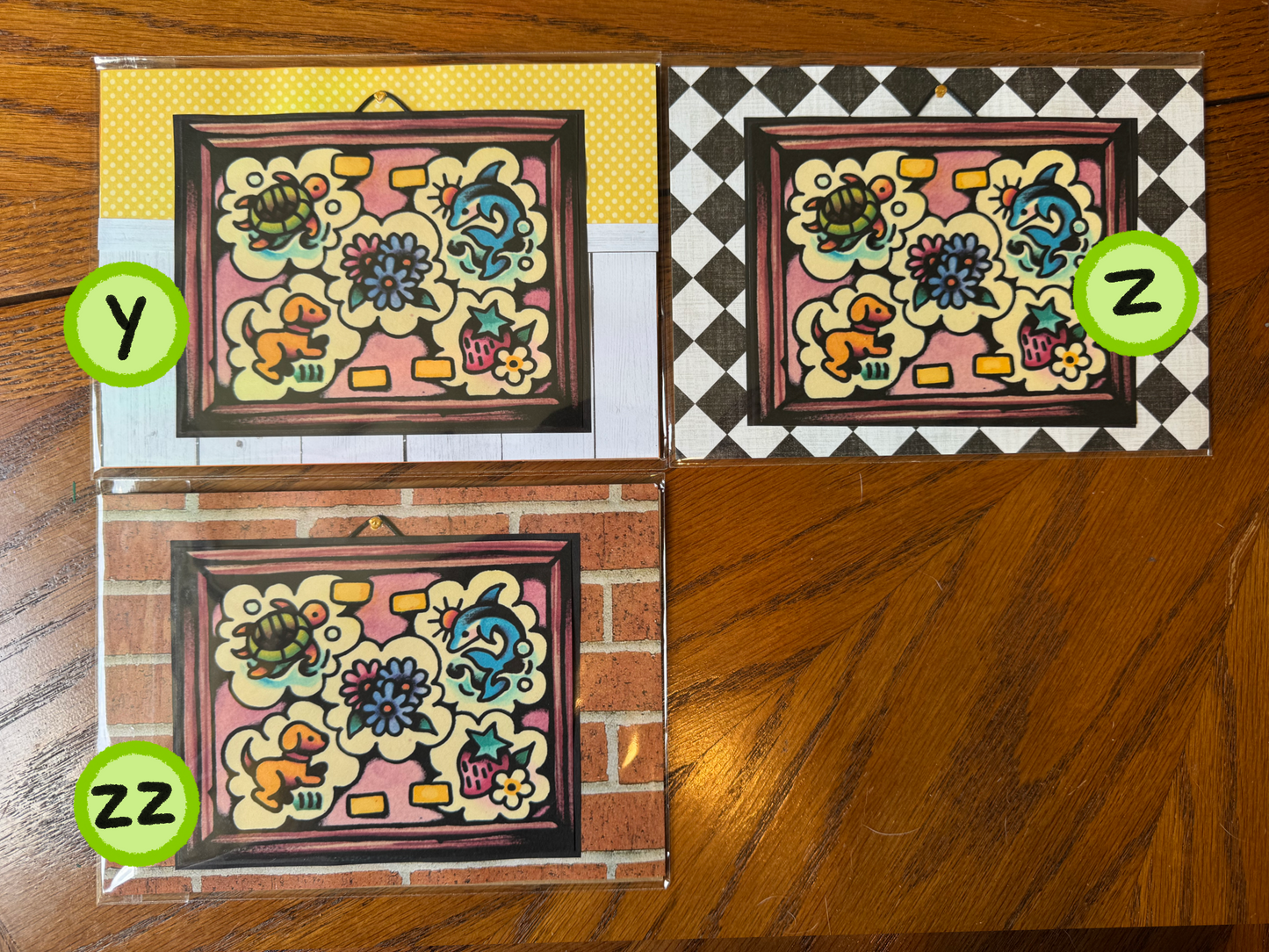 5x7 papercraft prints