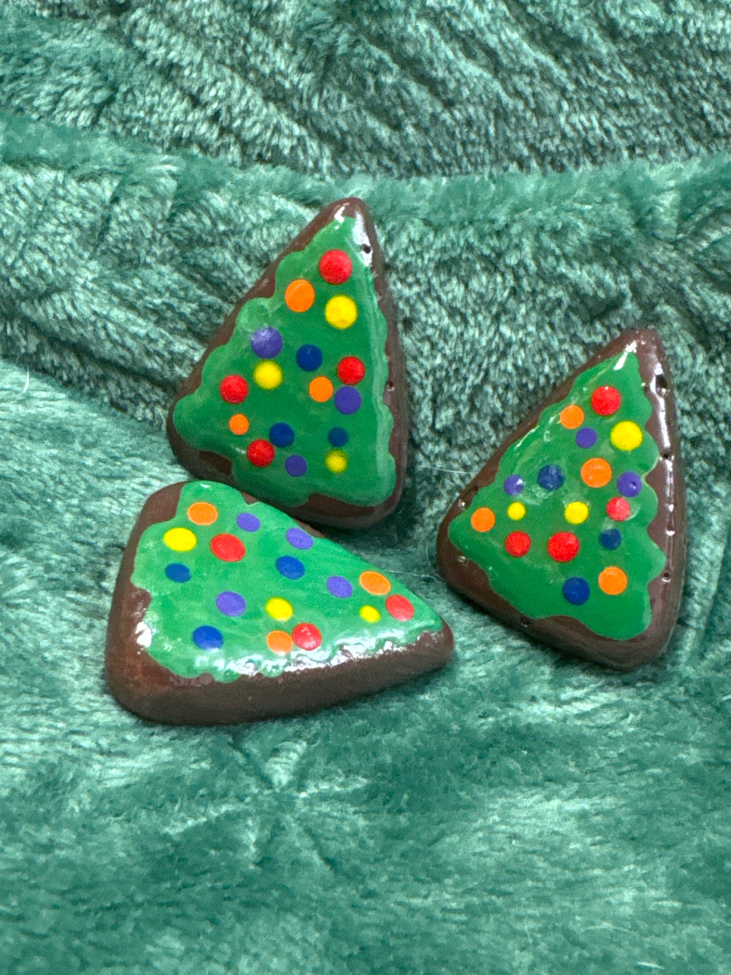 christmas tree brownie magnet