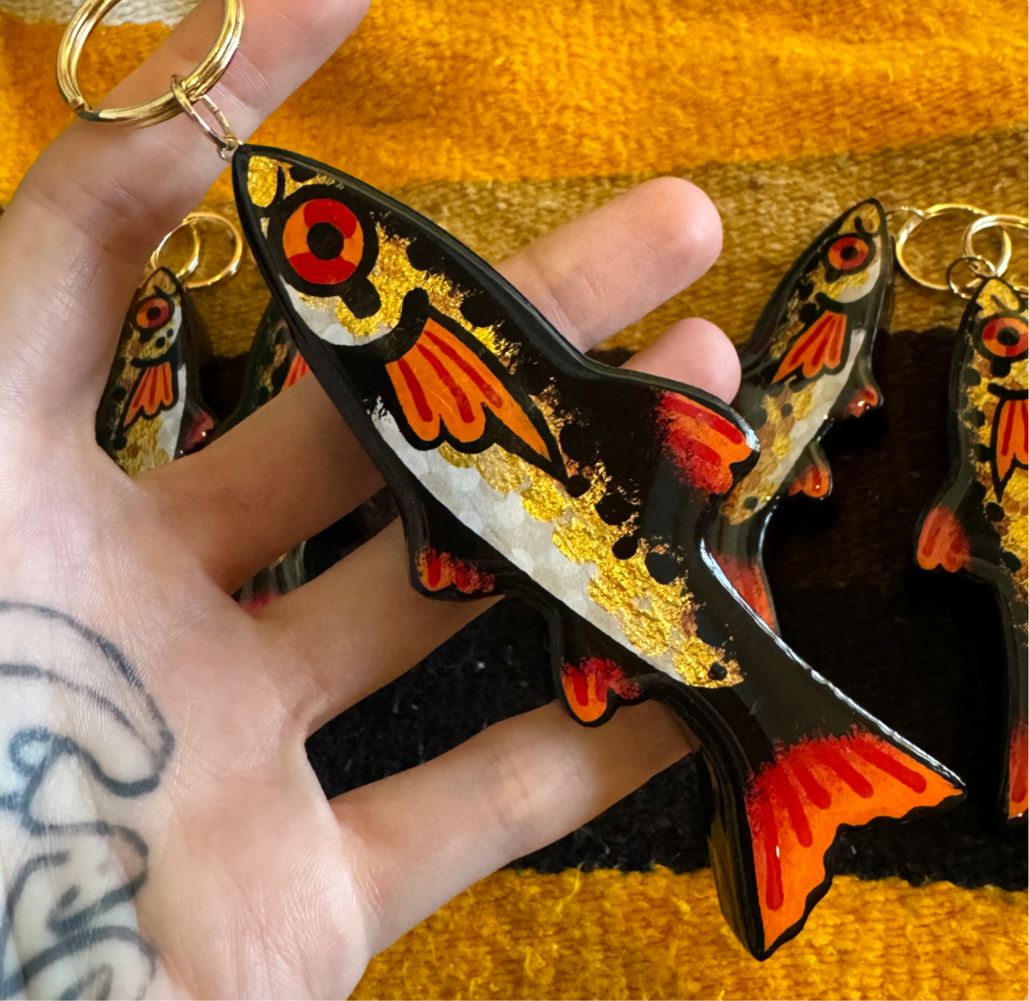 Golden Shiner Keychain