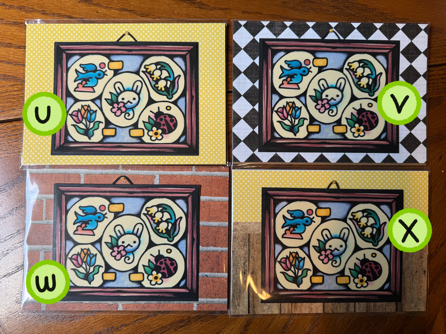 5x7 papercraft prints