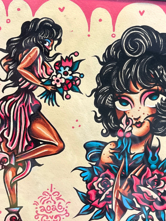rose garden (print)